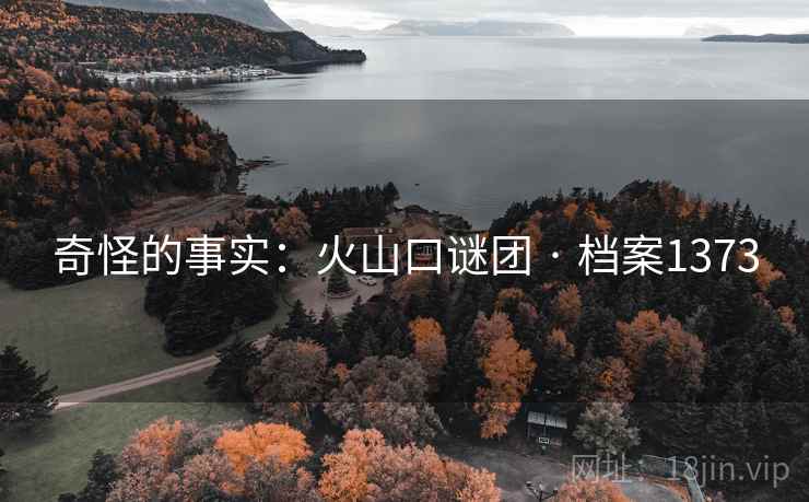 奇怪的事实：火山口谜团 · 档案1373