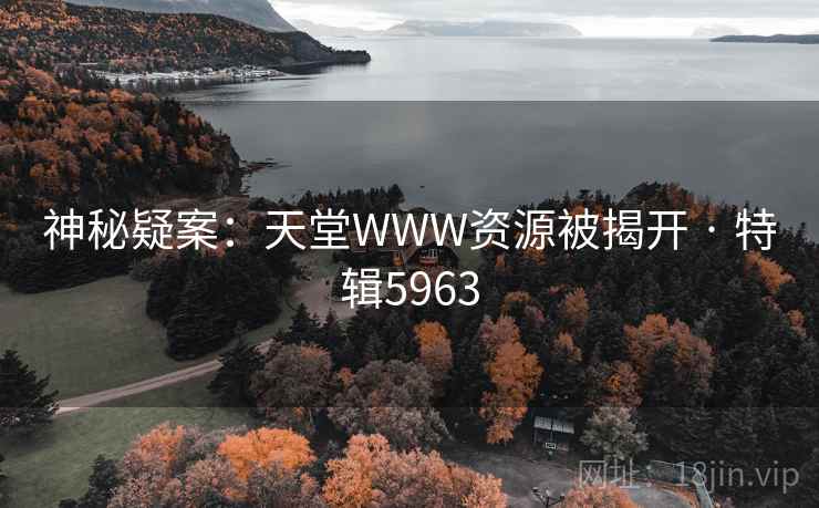 神秘疑案：天堂WWW资源被揭开 · 特辑5963
